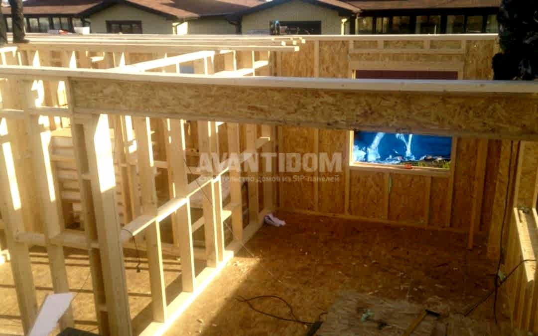 Строительство дома по технологии I-SIP п. Подсолнухи - 2 проект (4 часть)