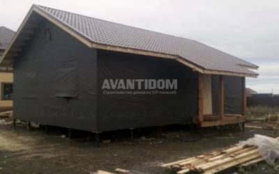 Строительство дома по технологии I-SIP п. Подсолнухи - 2 проект (8 часть)