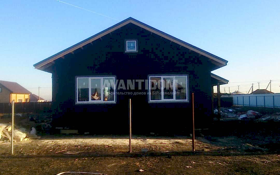 Строительство дома по технологии I-SIP п. Подсолнухи - 2 проект (9 часть)